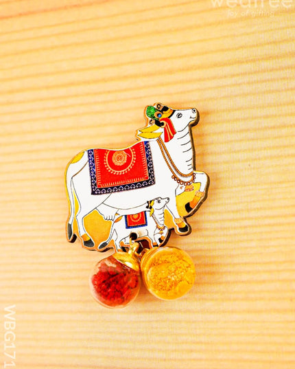 Cow Haldi Kumkum Set - WBG1716 - Add-ons