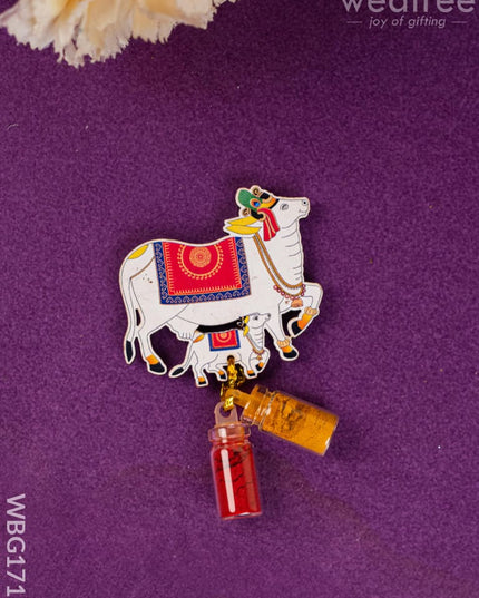 Cow Haldi Kumkum Set - WBG1716 - Add-ons