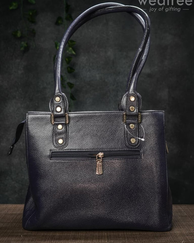 Croc-Texture Leather Handbag - Wl1209 Handbags