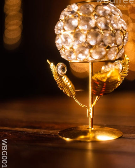 Crystal T Light Holder (Small) - Wbg0016 Candles