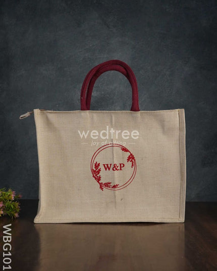 Customizable Juco Bag - Wedding Wbg1012 Jute Bags