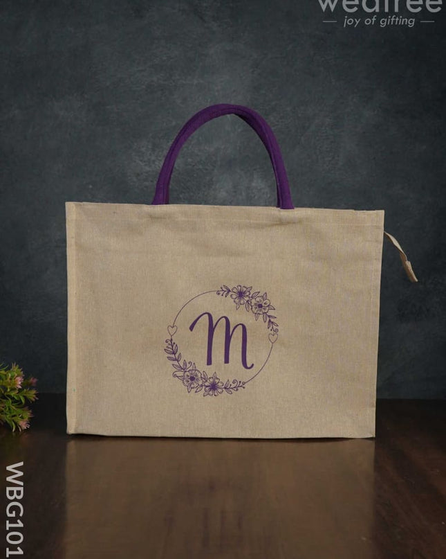 Customizable Juco Bag - Wedding Wbg1012 Jute Bags