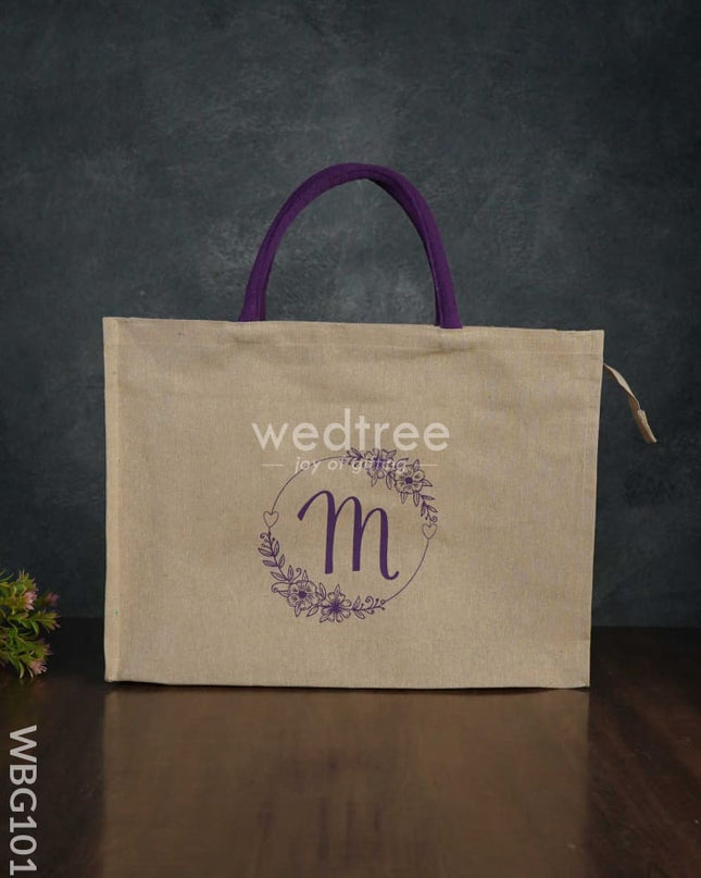 Customizable Juco Bag - Wedding Wbg1012 Jute Bags