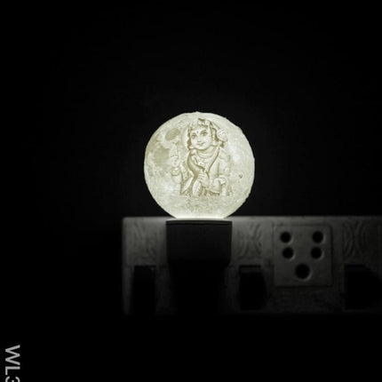 Moon Socket Lamp With Personalised Engraving - Wl3999 Murugan Gifts