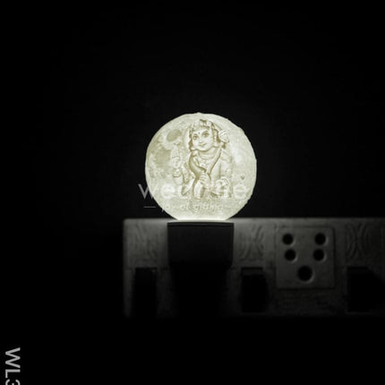 Moon Socket Lamp With Personalised Engraving - Wl3999 Murugan Gifts