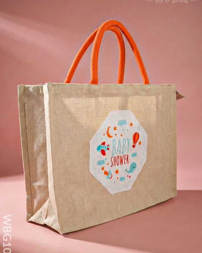 Customizable Printed Juco Bag - Baby Shower - WBG1005 - Cloth Bags