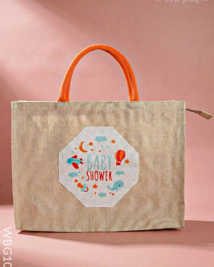 Customizable Printed Juco Bag - Baby Shower - WBG1005 - Cloth Bags