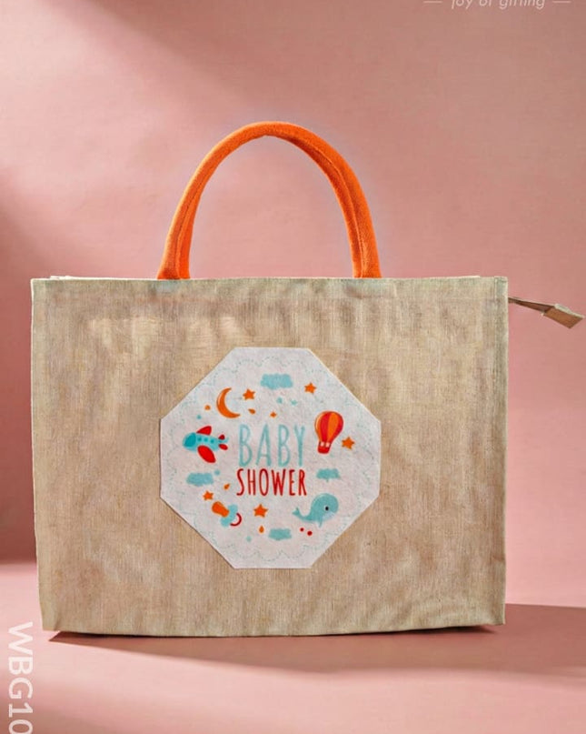 Customizable Printed Juco Bag - Baby Shower - WBG1005 - Cloth Bags