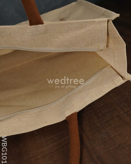 Customizable Printed Juco Bag - Elephants Wbg1010 Jute Bags