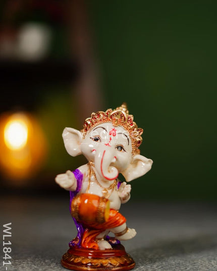 Cute Dancing Ganesh - Wl1841-2 Home Decors