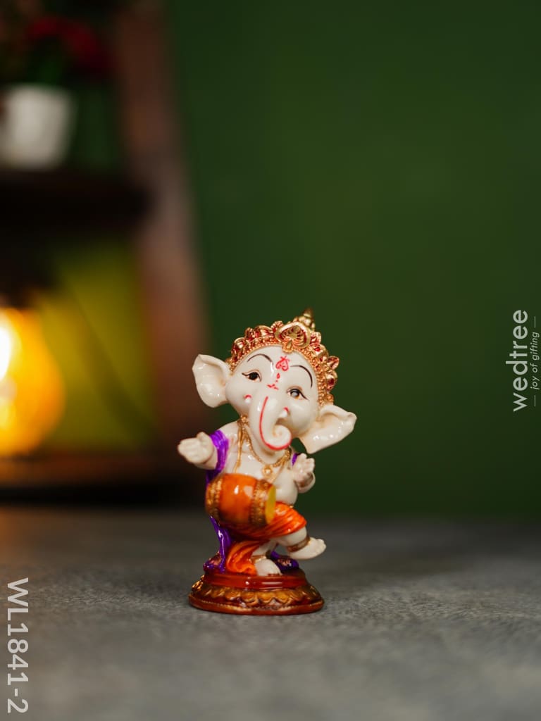 Cute Dancing Ganesh - Wl1841-2 Home Decors