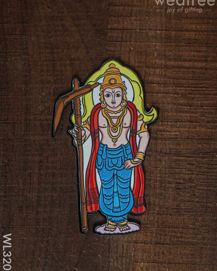 Dasavatharam Fridge Magnet Set - Wl3201 Wooden Decor