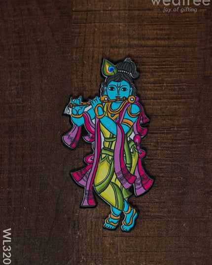 Dasavatharam Fridge Magnet Set - Wl3201 Wooden Decor