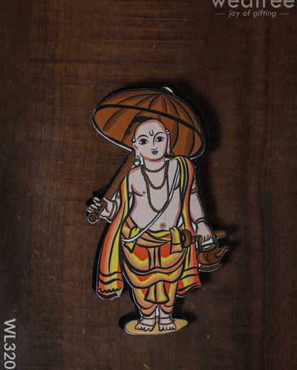 Dasavatharam Fridge Magnet Set - Wl3201 Wooden Decor