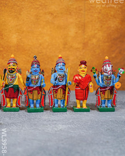 Dasavataram Set - Wl3958 Wooden Decor