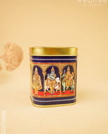 Dasavatharam Tin Box - WBG2022 - Tin Jars & Boxes RG