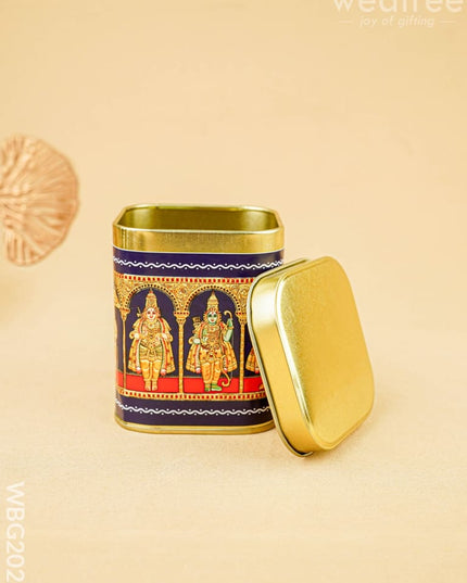 Dasavatharam Tin Box - WBG2022 - Tin Jars & Boxes RG