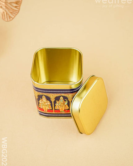 Dasavatharam Tin Box - WBG2022 - Tin Jars & Boxes RG