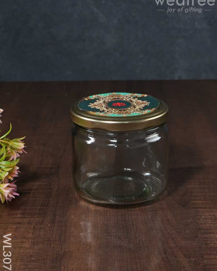 Decorative 2 Jar Dry Fruit Box - Wl3074