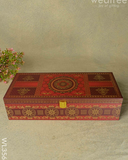 Decorative 3 Jar Dry Fruit Box - Wl3568