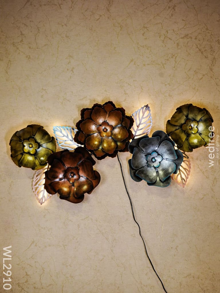 Decorative 5 Flower Hanging - Wl2910 Metal Decor