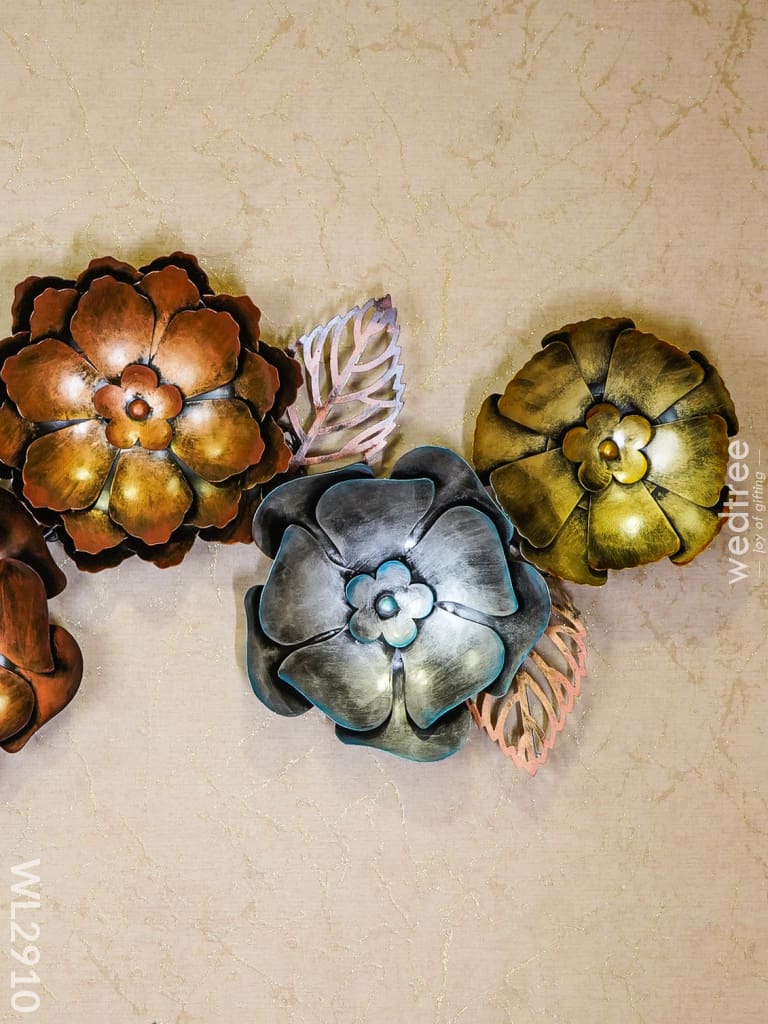 Decorative 5 Flower Hanging - Wl2910 Metal Decor