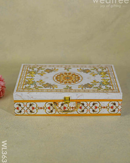 Decorative 6 Jar Dry Fruit Box - Wl3632