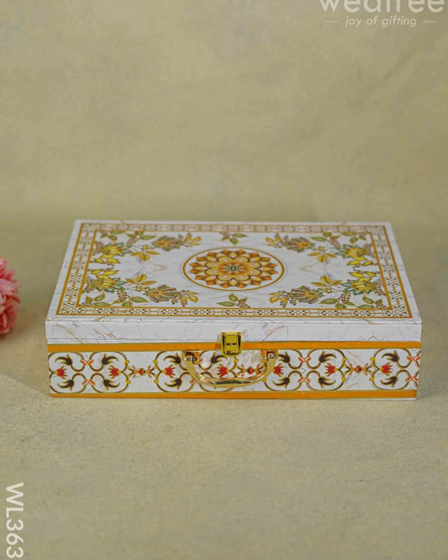 Decorative 6 Jar Dry Fruit Box - Wl3632