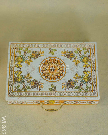 Decorative 6 Jar Dry Fruit Box - Wl3632