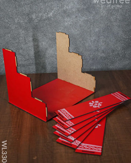 Decorative Dismantlable 3 Step Golu Padi - Wl3304 Swarna