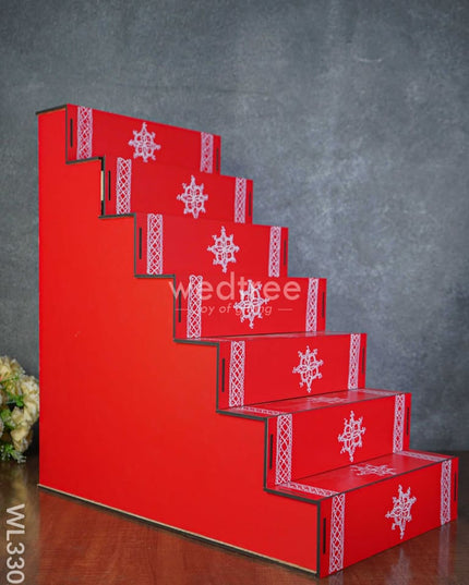 Decorative Dismantable 7 Step Golu Padi - Wl3302 Wooden Decor