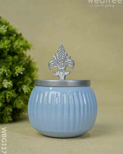 Decorative Dry Fruit Container With Lid - Wbg1174 Dining Essentials