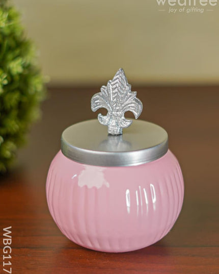 Decorative Dry Fruit Jar With Lid - Wbg1174 Fruit Box