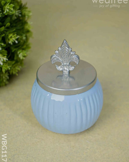 Decorative Dry Fruit Container With Lid - Wbg1174 Dining Essentials