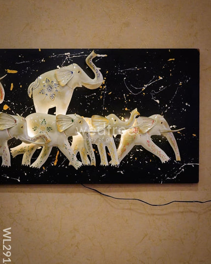 Decorative Elephant Wall Hanging - Wl2914 Metal Decor