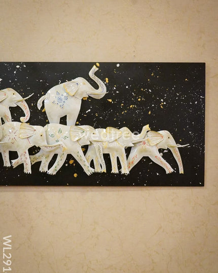 Decorative Elephant Wall Hanging - Wl2914 Metal Decor
