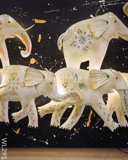 Decorative Elephant Wall Hanging - Wl2914 Metal Decor