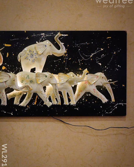 Decorative Elephant Wall Hanging - Wl2914 Metal Decor
