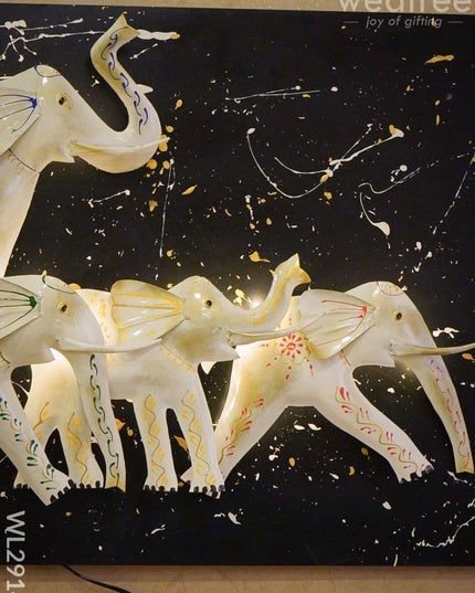 Decorative Elephant Wall Hanging - Wl2914 Metal Decor