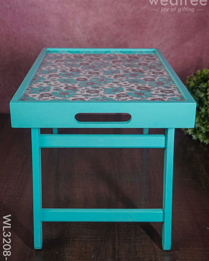 Decorative Folding Table Tray - Wl3208-2 Wooden Utility
