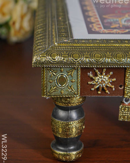 Decorative Golden Oxidized Manai - Wl3229 Meenakari Others