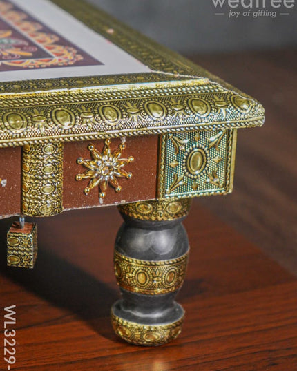 Decorative Golden Oxidized Manai - Wl3229 Meenakari Others