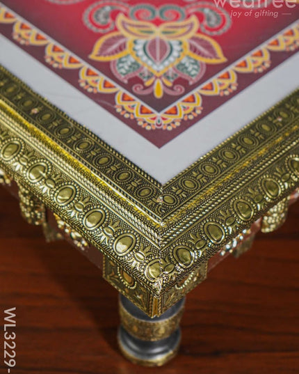 Decorative Golden Oxidized Manai - Wl3229 Meenakari Others