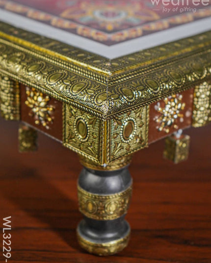 Decorative Golden Oxidized Manai - Wl3229 Meenakari Others