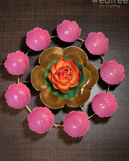 Iron Rangoli - Wl1530 Metal Decor Showpiece