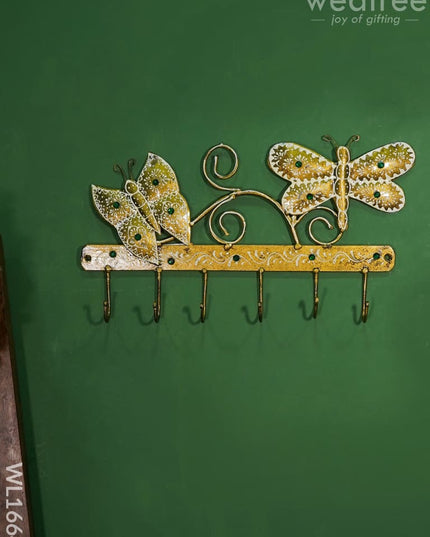 Decorative Key Hanger - Butterfly Wl1664 Metal Decor Hanging