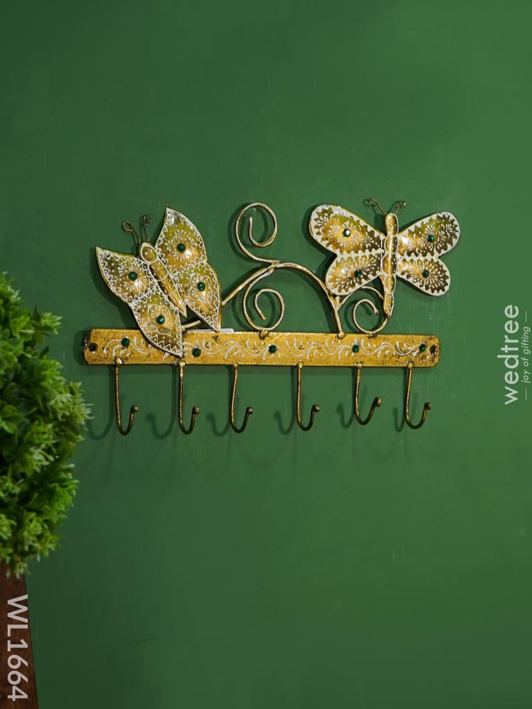 Decorative Key Hanger - Butterfly Wl1664 Metal Decor Hanging
