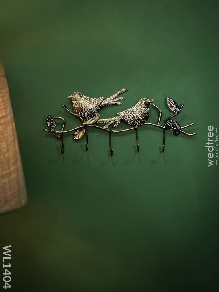 Decorative Key Hanger - Sparrow Wl1404 Metal Decor Hanging