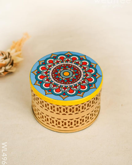 Decorative Mandela Box - WL4962 Metal Decor Utility
