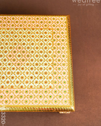 Decorative Meenakari Bajot - 18 x 18 inch - WL3320-2 - Meenakari Bajots & Manai